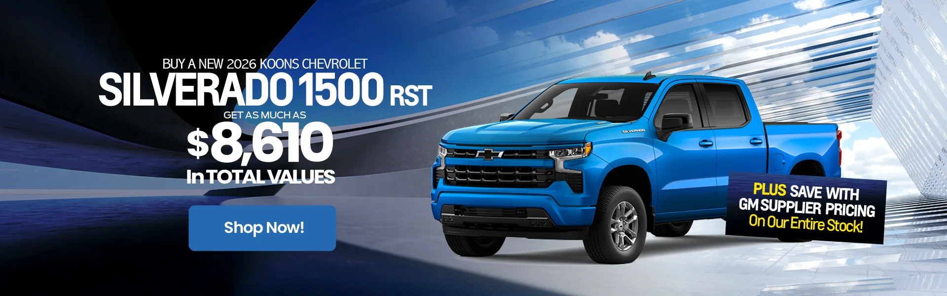 Chevrolet Silverado 1500 at Koons Chevrolet Clarksville in Clarksville MD