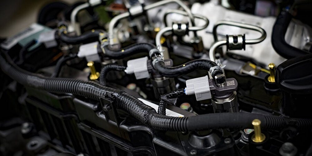 Detail of vehicle fuel system