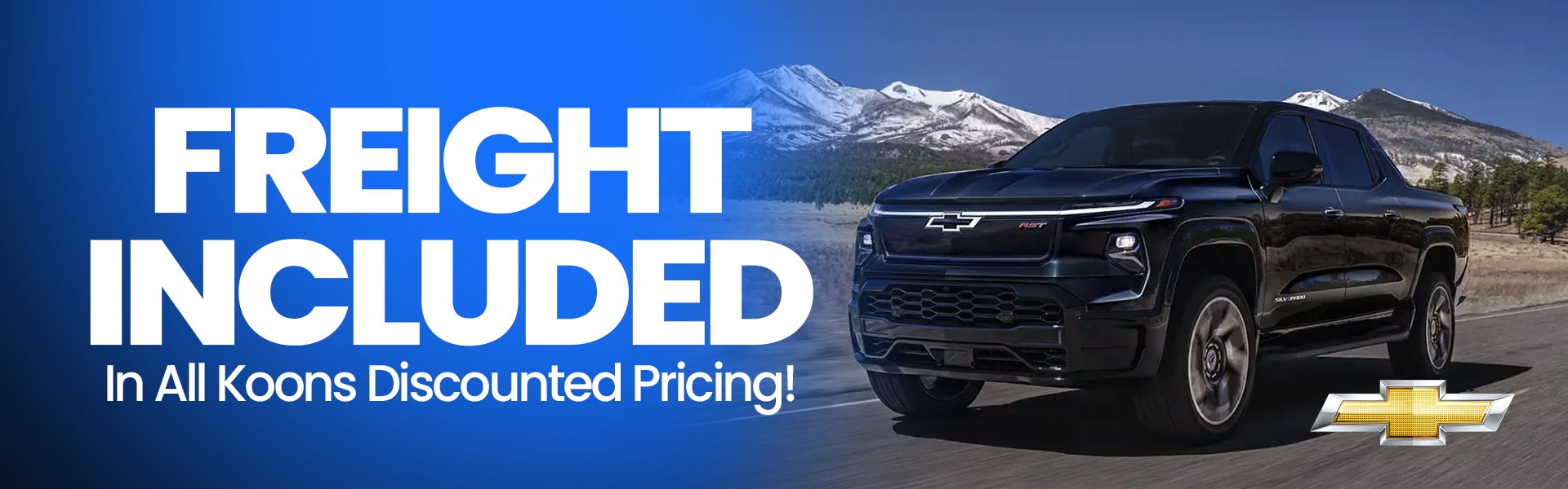 Freight Included in all Koons Discounted Pricing